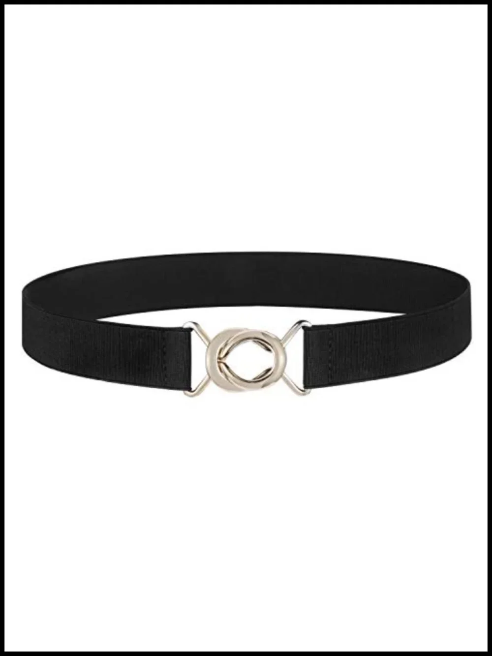 Skinny Elastic Waist Belt for Dresses & Jeans - 1.2